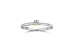 Ringen Solitairs - Dulci-nea 18kt | Goud bicolor 18kt