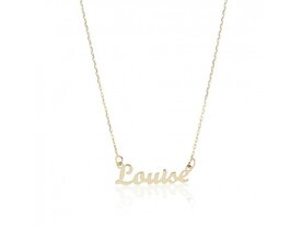 Naamketting - zilver