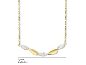 Halsketting - Verguld goud | Silver Rose