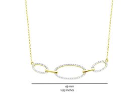 Halsketting - Verguld goud | Silver Rose