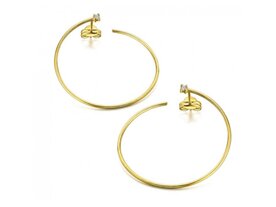 Oorbellen - LeCarr&eacute; 18ct | Geel Goud 18kt