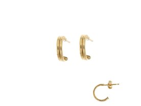 Oorbellen - Geel Goud 18kt | Goud 18 Karaat