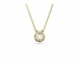 Halsketting - Swarovski | Verguld goud