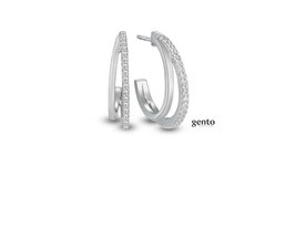Oorbellen - zilver | Gento