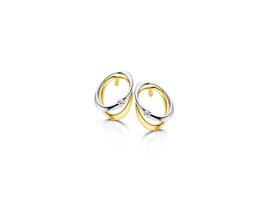 Oorbellen - Goud bicolor 18kt | Goud 18 Karaat