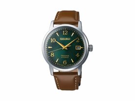 Herenuurwerk - Seiko | Leder
