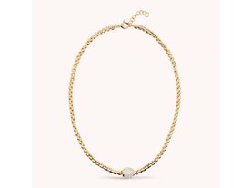 Halsketting - Bronzallure | Verguld goud