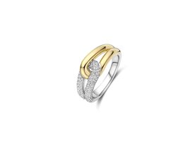 Ringen - Ti Sento | Bicolor zilver en verguld