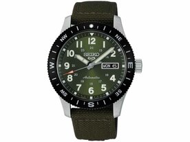 Herenuurwerk - Seiko | Leder