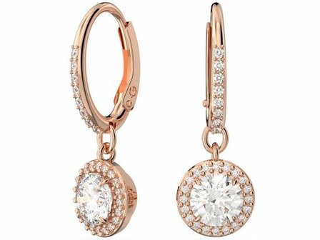 Oorbellen - Swarovski | Verguld Ros&eacute;