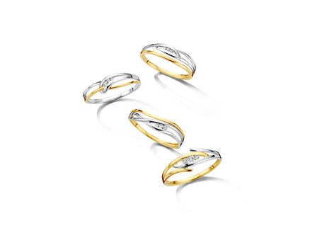 Ringen - Dulci-nea 18kt | Goud bicolor 18kt