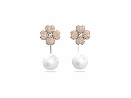 Oorbellen - Swarovski | Verguld Ros&eacute;