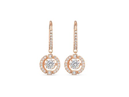 Oorbellen - Swarovski | Verguld Ros&eacute;