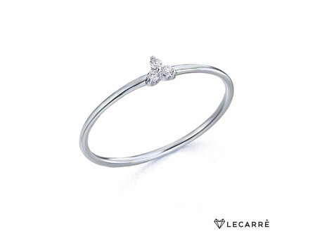 Ringen - LeCarr&eacute; 18ct | Wit goud 18kt