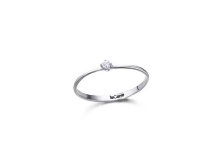 Ringen - LeCarr&eacute; 18ct | Wit goud 18kt