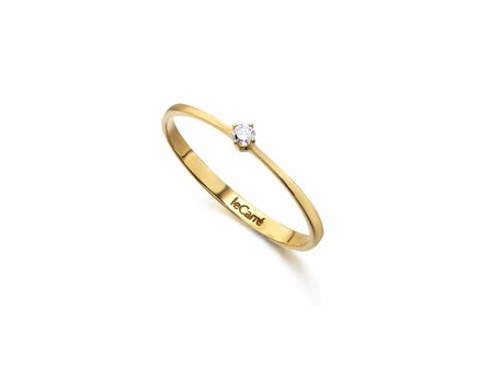 Ringen - LeCarr&eacute; 18ct | Geel Goud 18kt