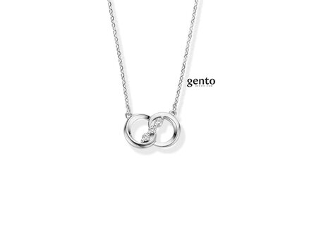 Halsketting - Gento Zilver