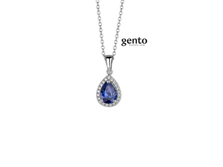 Halsketting - Gento Zilver