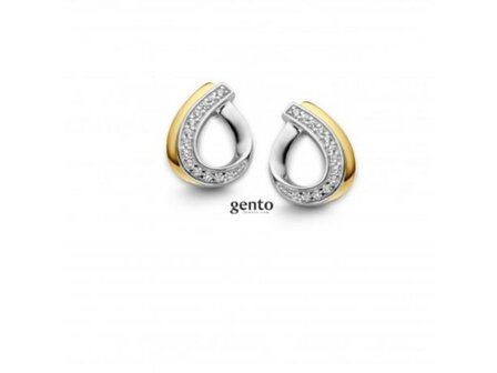 Oorbellen - Gento Zilver