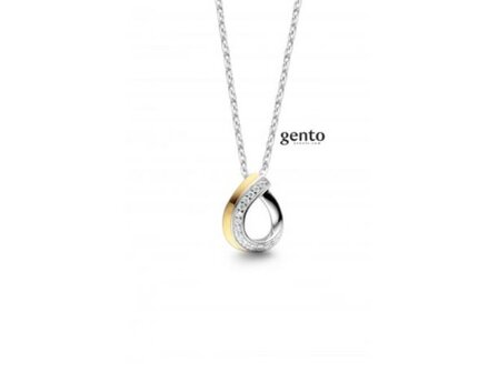 Hanger - Gento Zilver | Bicolor zilver en verguld