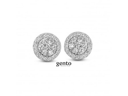 Oorbellen - Gento Zilver