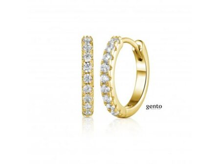 Oorbellen - Gento Zilver