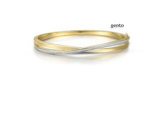 Armband - Gento Zilver | Verguld goud