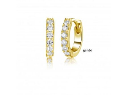 Oorbellen - Gento Zilver