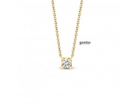 Halsketting - Gento Zilver