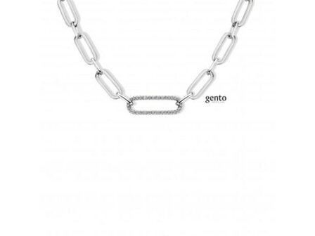 Halsketting - Gento Zilver