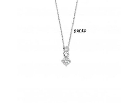Halsketting - Gento Zilver