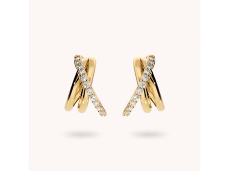 Oorbellen - Bronzallure | Verguld goud