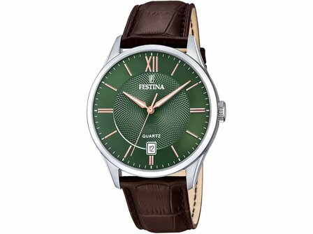 Herenuurwerk - Festina | Staal