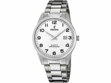 Herenuurwerk - Festina | Staal