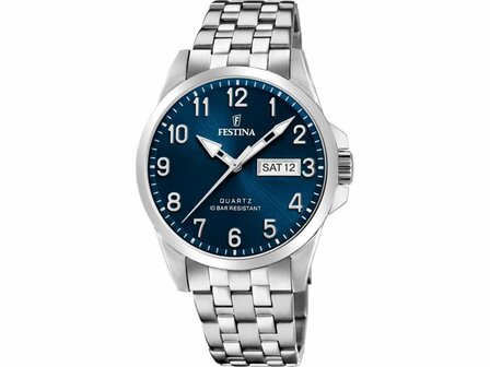 Herenuurwerk - Festina | Staal