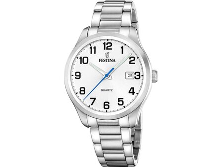 Herenuurwerk - Festina | Staal