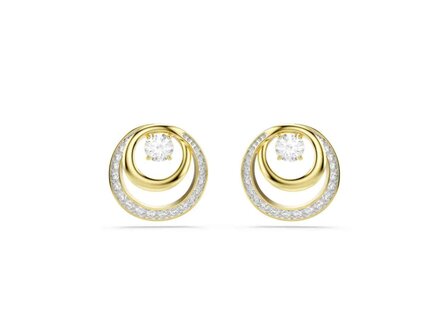 Oorbellen - Swarovski | Verguld goud