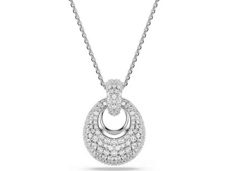 Halsketting - Swarovski | Verzilverd