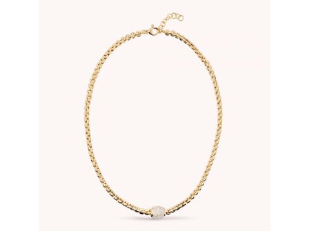 Halsketting - Bronzallure | Verguld goud