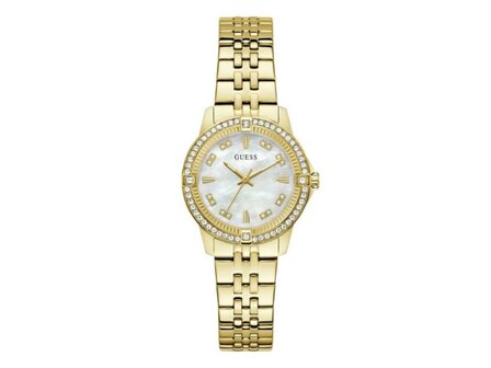 Damesuurwerk - Guess | Verguld goud