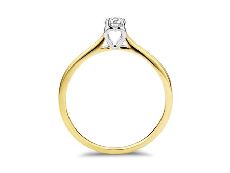Ringen Solitairs - Dulci-nea 18kt | Goud bicolor 18kt