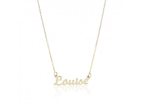 Naamketting - zilver