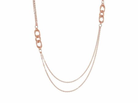 Halsketting - Bronzallure | Verguld Ros&eacute;