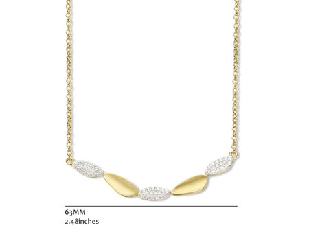 Halsketting - Verguld goud | Silver Rose