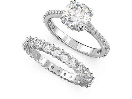 Ringen - Swarovski | Verzilverd