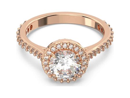 Ringen - Swarovski | Verguld Ros&eacute;