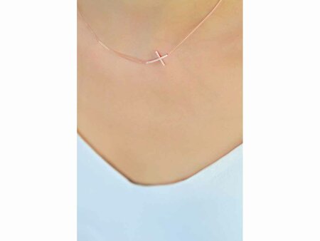 Halsketting - Diamantipertutti | Verguld Ros&eacute;