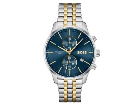 Herenuurwerk - Hugo Boss | Bicolorstaal