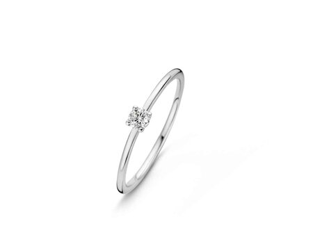 Ringen Solitairs - Wit goud 18kt | Goud 18 Karaat