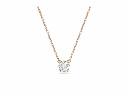 Halsketting - Swarovski | Verguld Ros&eacute;